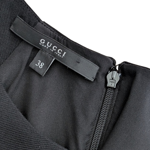 GUCCI Designer Tom Ford Little Black Dress LBD - Picture 8 of 13